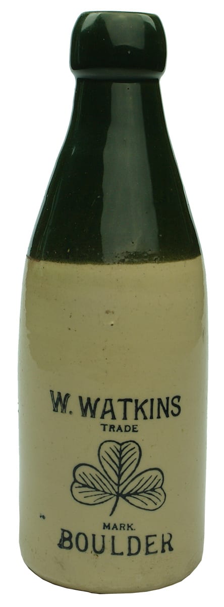 Watkins Boulder City Clover Ginger Beer Bottle