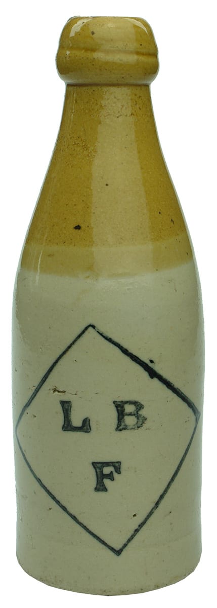 LBF Bullock Forbes Ceramic Ginger Beer Bottle