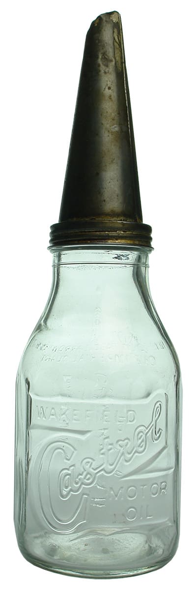 Wakefield Castrol Motor Oil Vintage Bottle Pourer