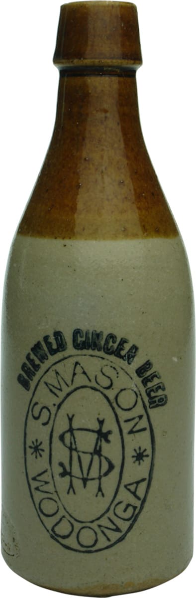 Mason Wodonga Brewed Ginger Beer Bottle