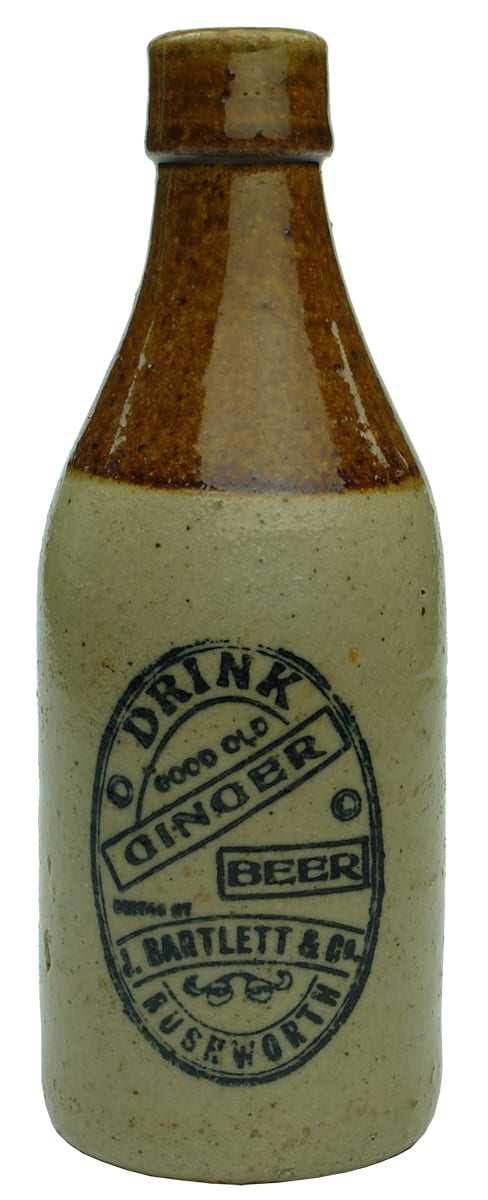 Bartlett Rushworth Drink Ginger Beer Bottle