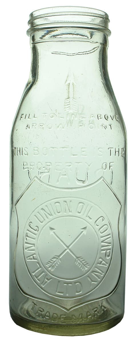 Atlantic Union Oil Company Vintage Bottle