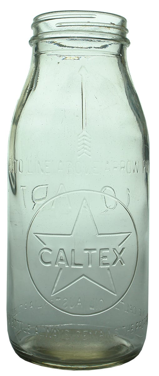 Caltex Vintage Motor Oil Bottle