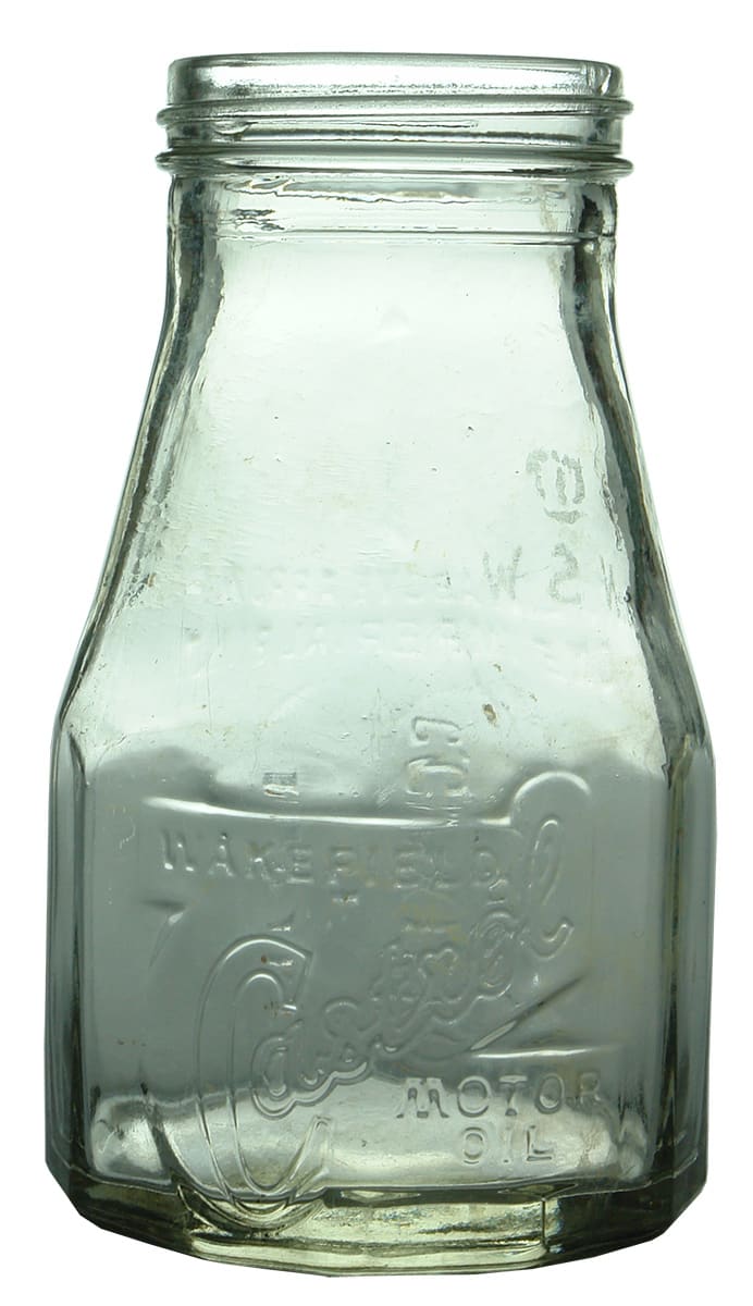 Wakefield Castrol Motor Oil Vintage Bottle