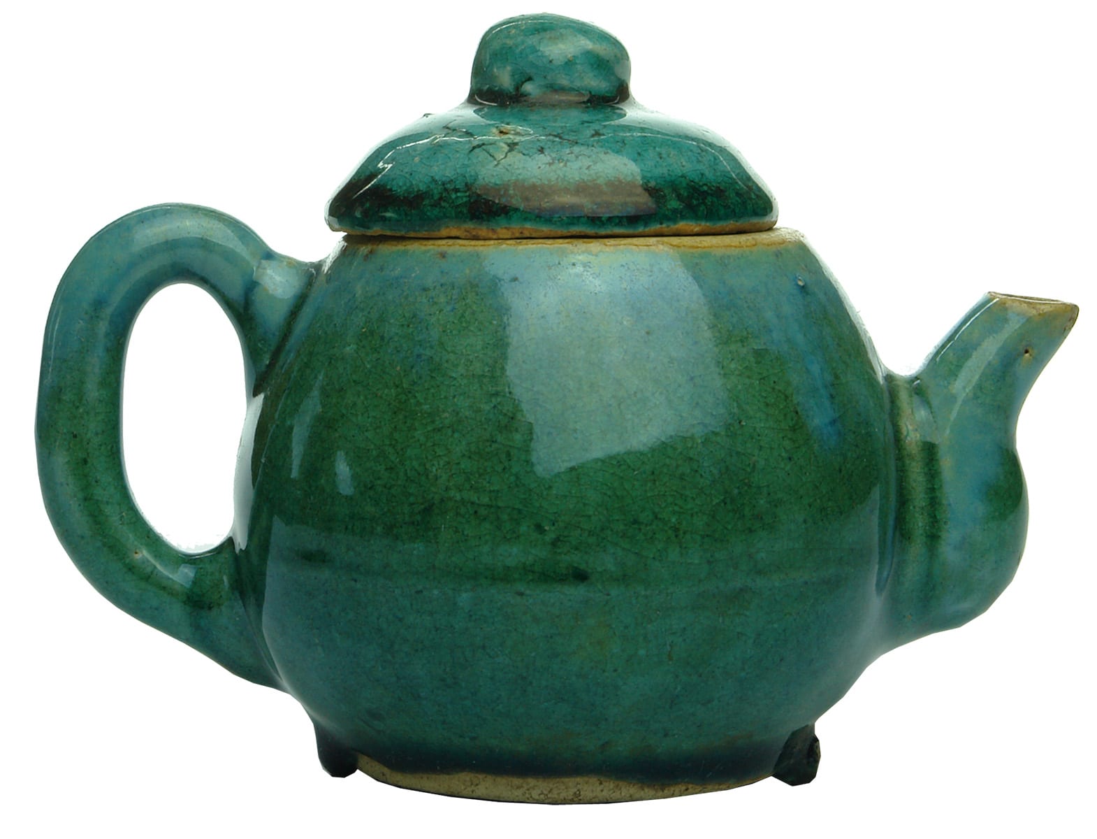 Green Glaze Chinese Tea Pot Jade