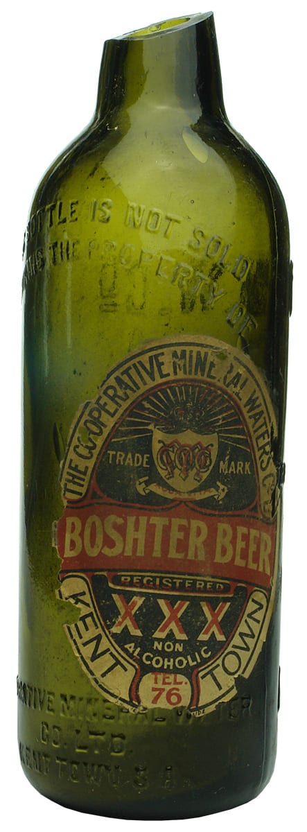 Boshter Beer Kent town Label Bottle