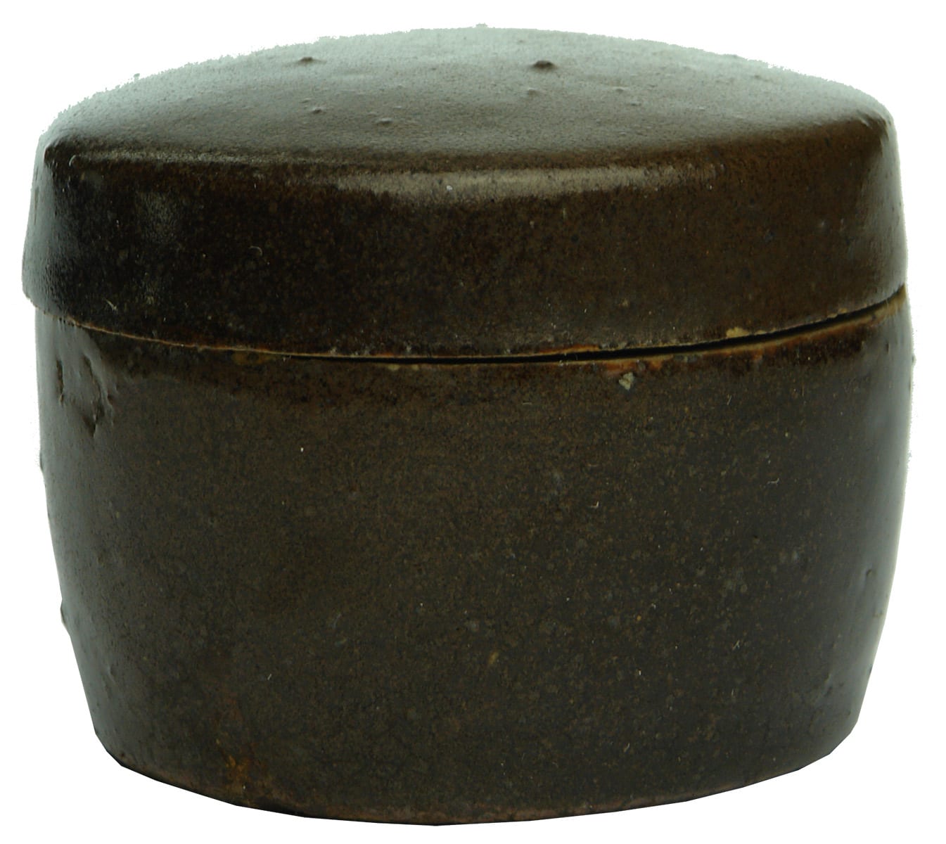 Brown Glaze Chinese Ceramic Pot Lid