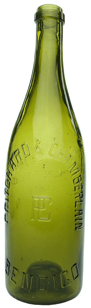 Pritchard Chamberlain Bendigo Antique Beer Bottle