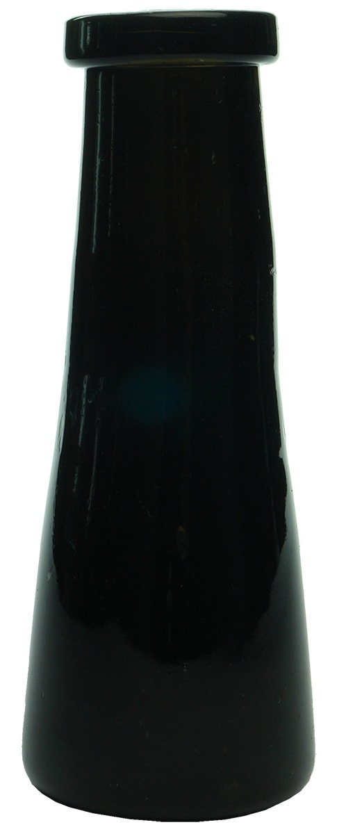 Black Glass Truffle Jar