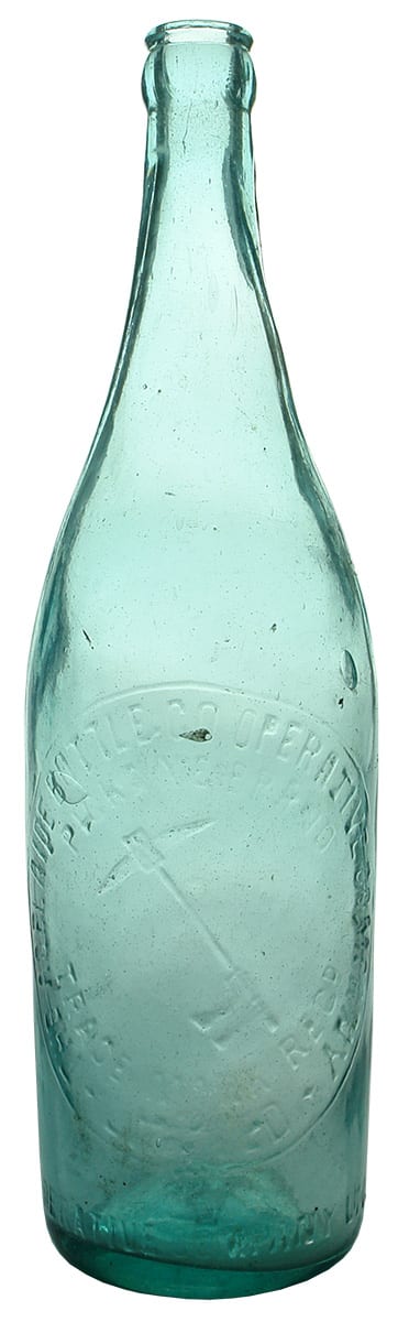 Pickaxe Adelaide Glass Beer Bottle
