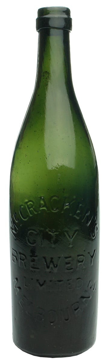 McCracken's City Brewery Melbourne Beer Bottle