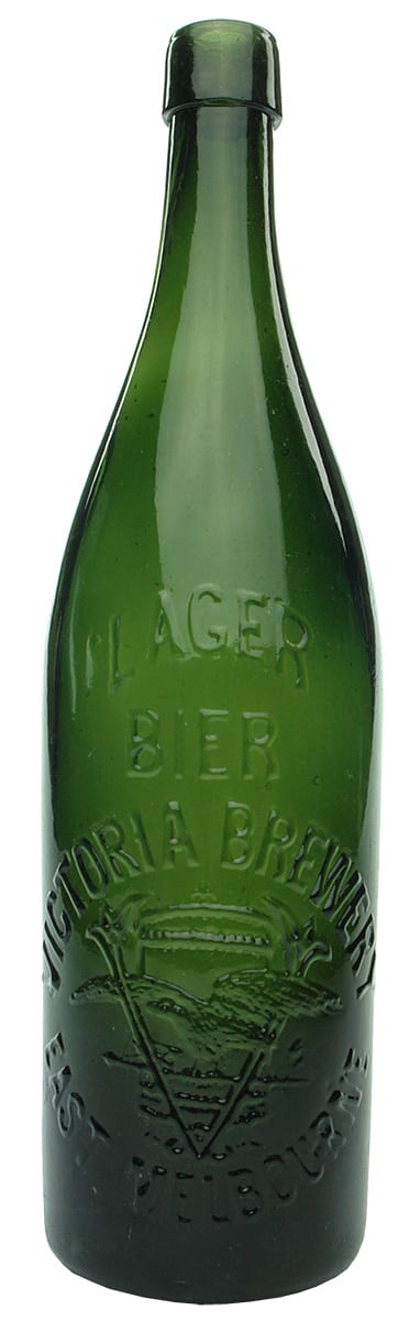Lager Bier Victoria Brewery East Melbourne Bottle