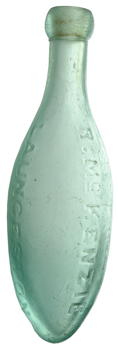 McKenzie Launceston Egg Soda Antique Bottle