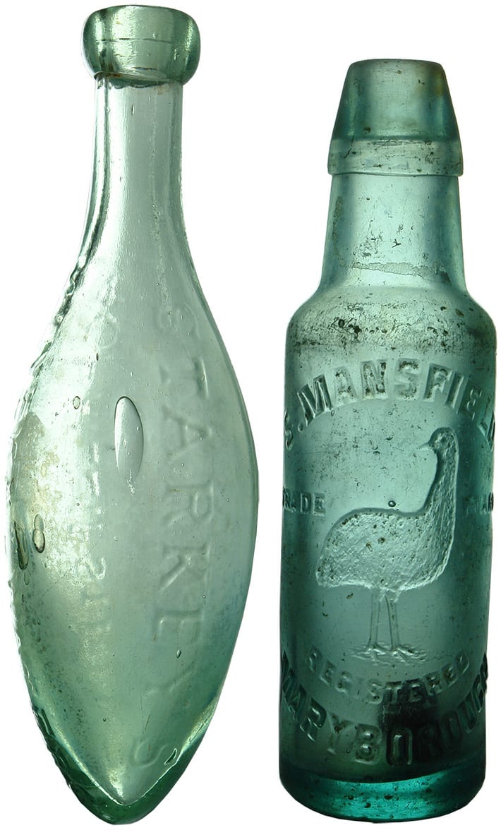 Collection Antique Aerated Water Bottles