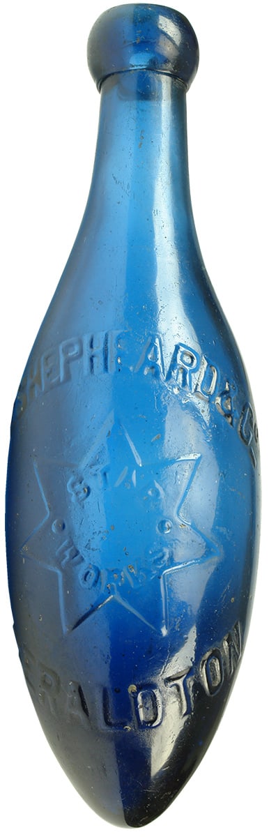 Shepheard Geraldton Star Works Cobalt Blue Bottle