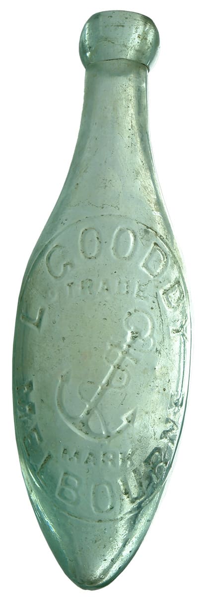 Gooddy Anchor Melbourne Antique Torpedo Bottle