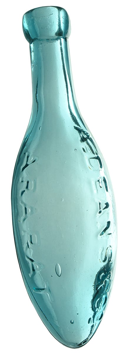 Deans Ararat Turquoise Torpedo Bottle