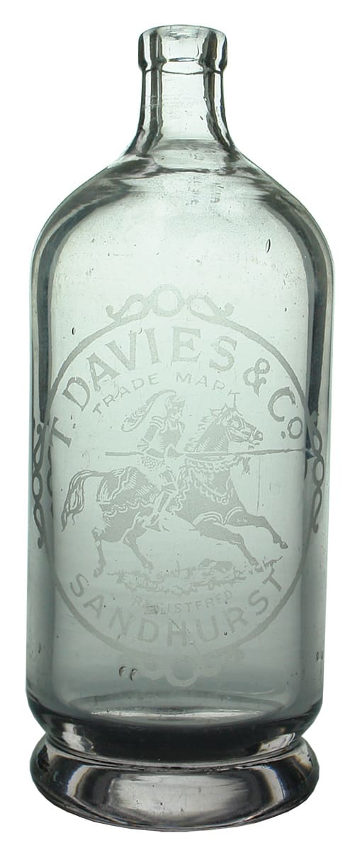 Davies Sandhurst Knight Soda Syphon Bottle