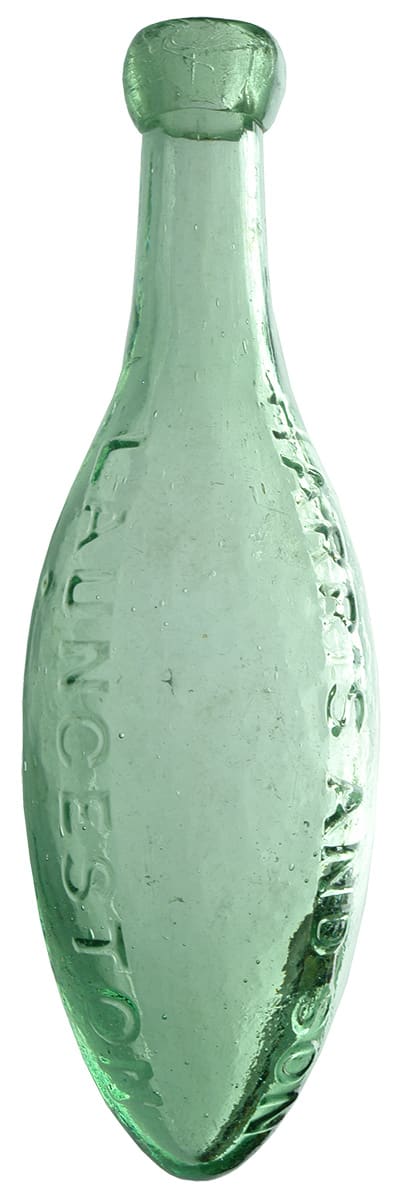 Harris Launceston Antique Torpedo Bottle