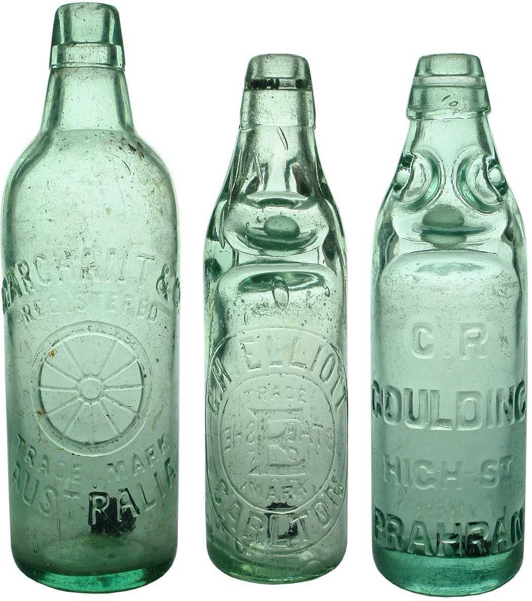 Collection Antique Soft Drink Bottles