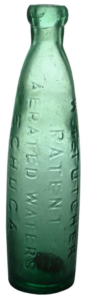 Tutcher Patent Aerated Waters Echuca Bottle