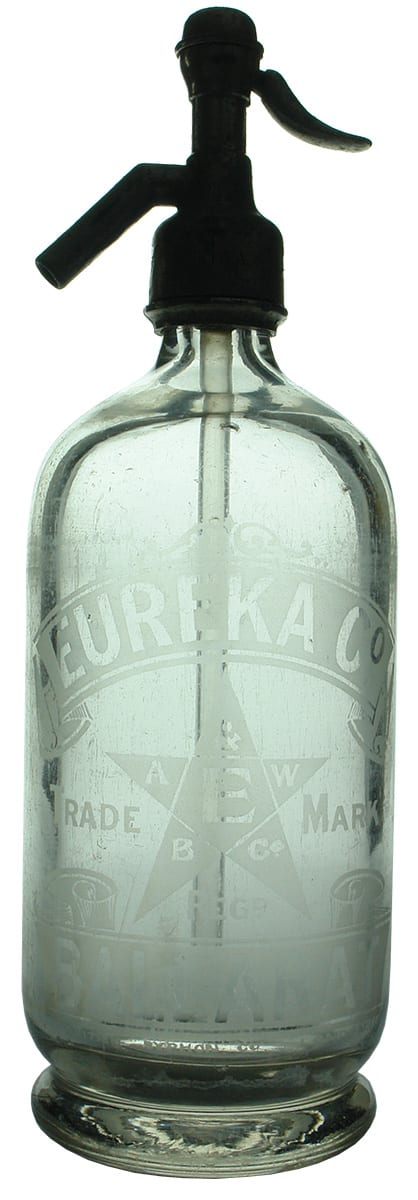 Eureka Ballarat Vintage Soda Syphon Bottle