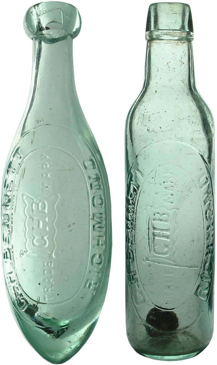 Bennett Richmond Antique Soft Drink Bottles