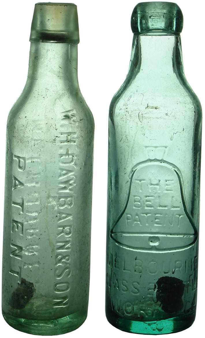 Dawbarn Bell Patent Antique Bottles