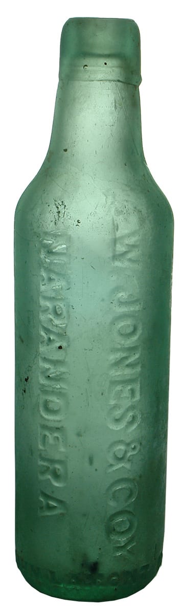 Jones Narandera Lamont Patent Antique Bottle