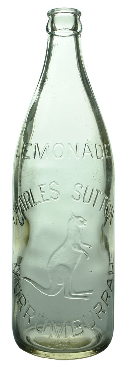 Charles Sutton Murrumburrah Lemonade Soft Drink Bottle
