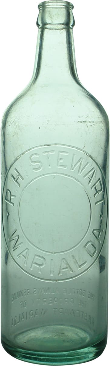 Stewart Warialda Crown Seal Soft Drink Bottle