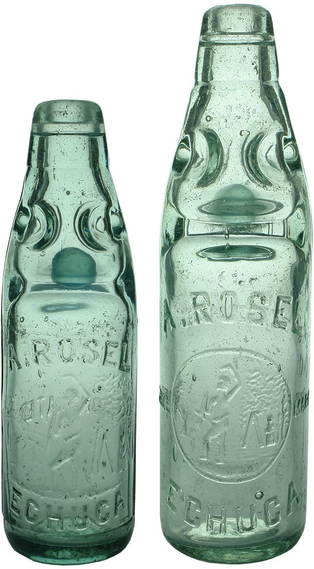 Rosel Echuca Indigenous Man Codd Bottles