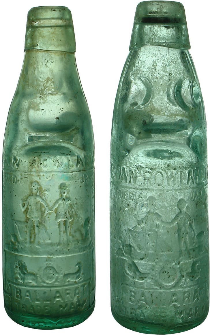 Rowlands Miner Farmer Collection Codd Bottles