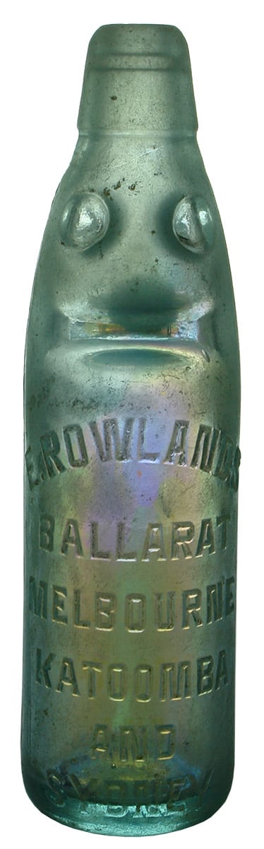 Rowlands Ballarat Sydney Melbourne Katoomba Codd Bottle