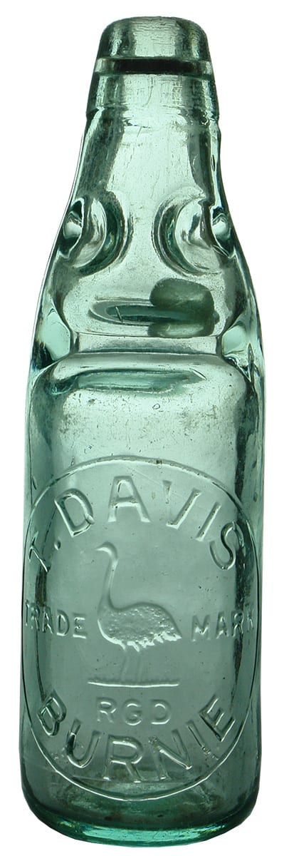 Davis Burnie Emu Codd Marble Bottle