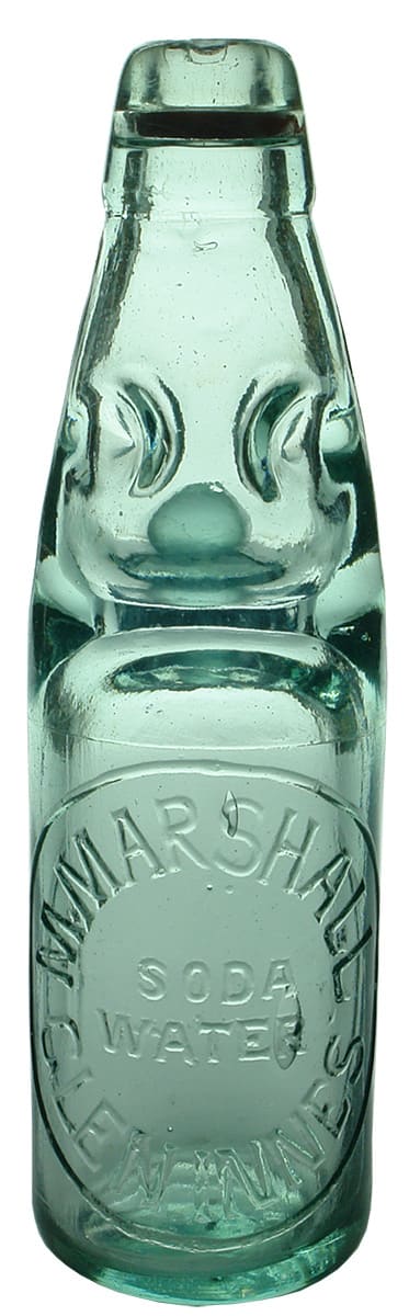 Marshall Glen Innes Soda Water Codd Bottle