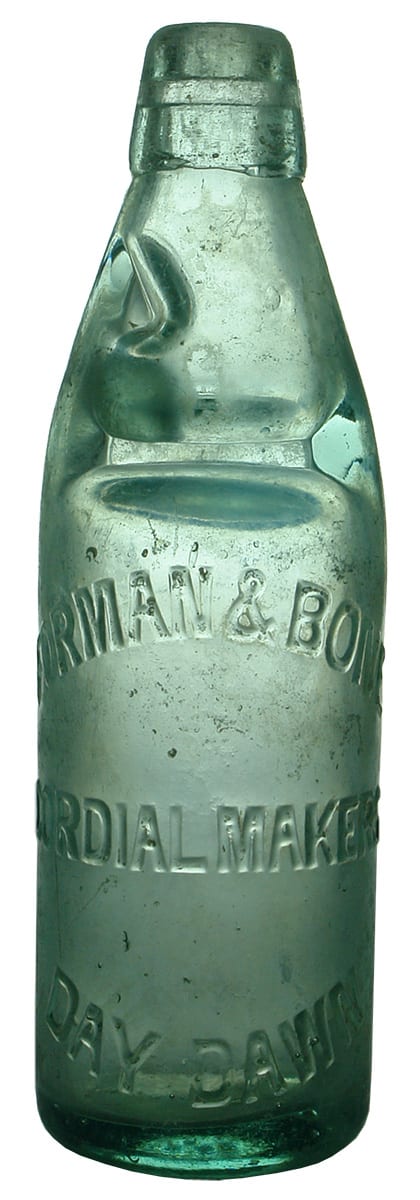 Forman Bone Day Dawn Old Codd Marble Bottle