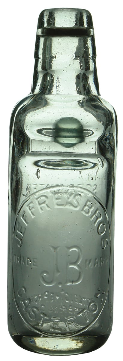 Jeffreys Casterton Vintage Soda Water Codd Bottle