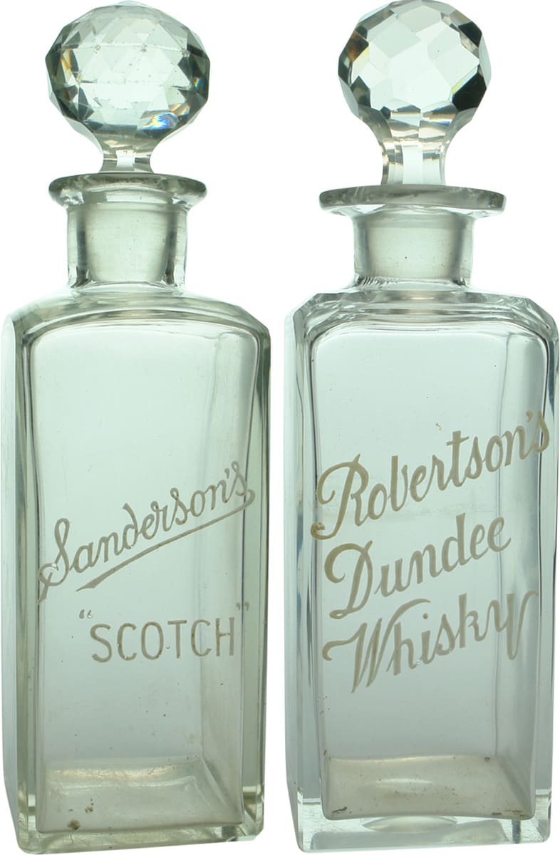 Glass Scotch Whisky Decanters