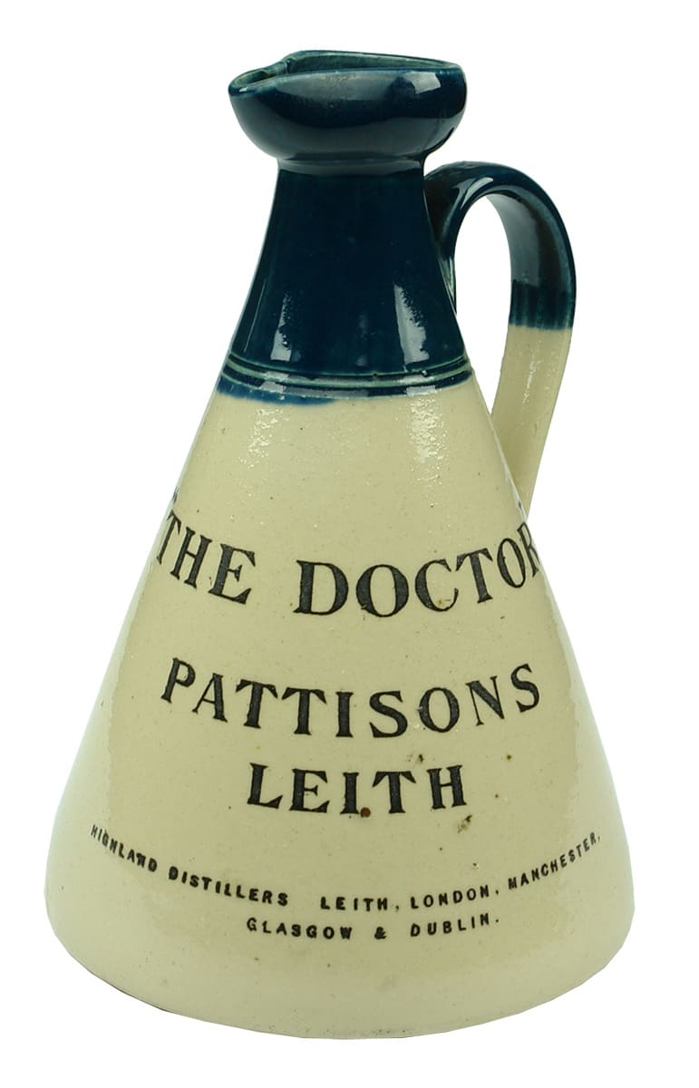 The Doctor Pattisons Leith Stoneware Whisky Jug