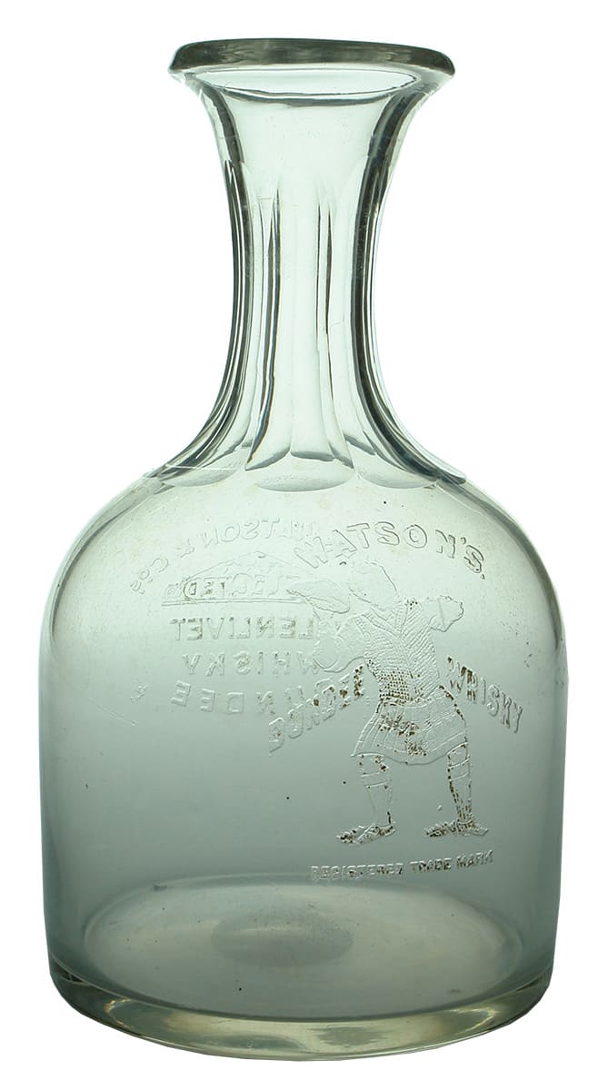 Watson's Dundee Whisky Glass Decanter