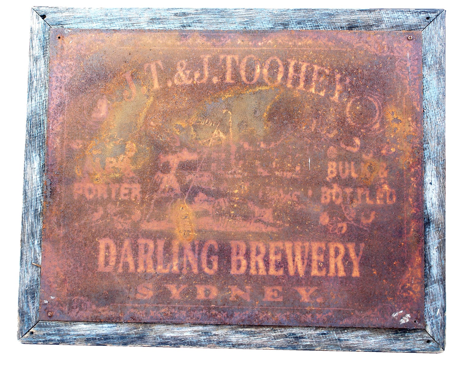 Toohey Darling Brewery Sydney Tin Sign
