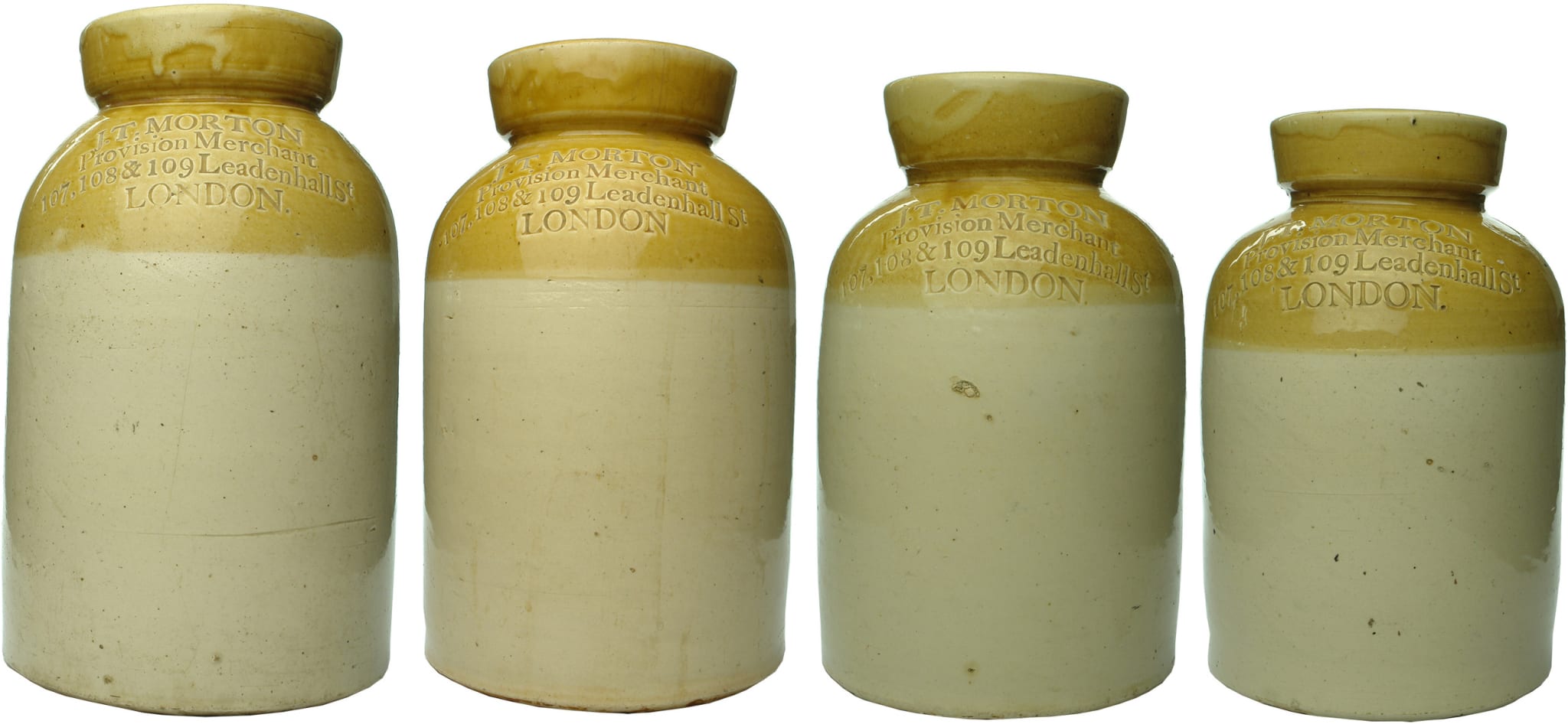 Morton London Stoneware Jars