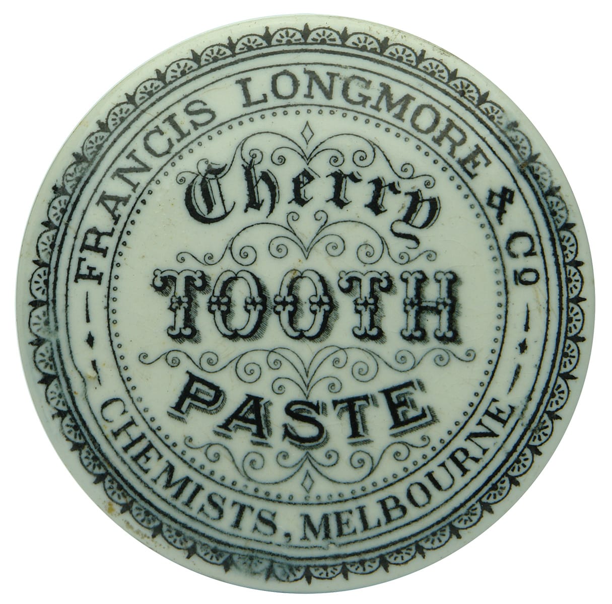 Francis Longmore Cherry Tooth Paste Melbourne Potlid