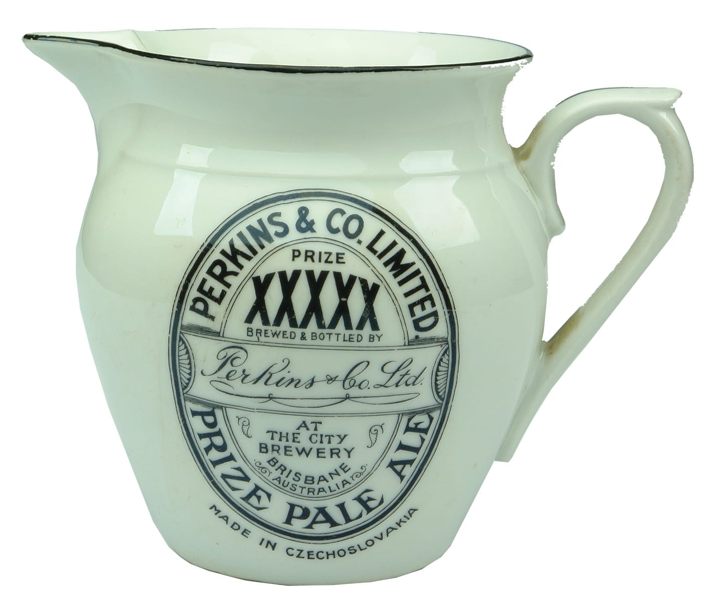 Perkins Brisbane Pale Ale Advertising Jug