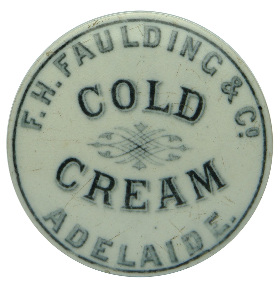 Faulding Cold Cream Adelaide Pot Lid