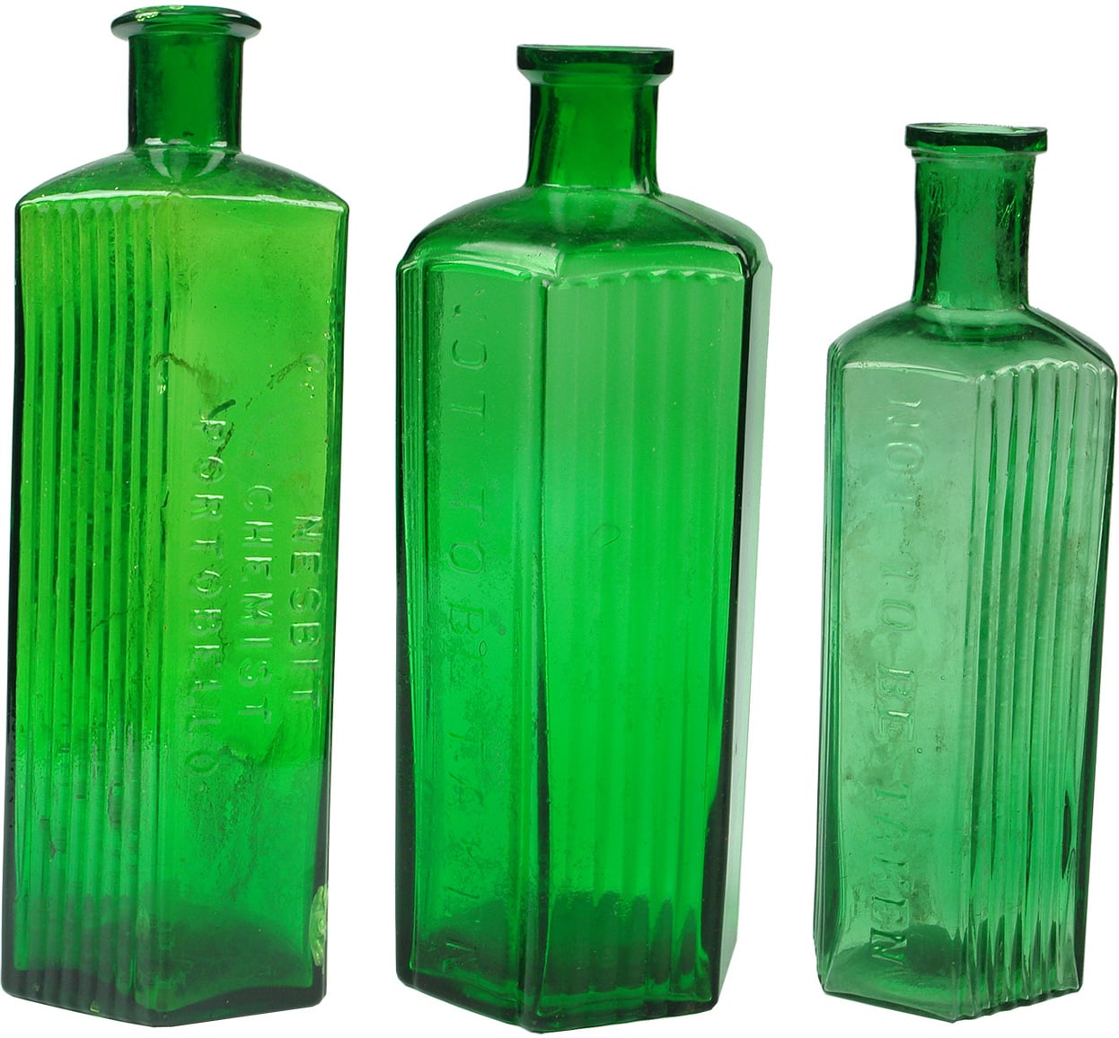 Old Antique Poison Vintage Bottles