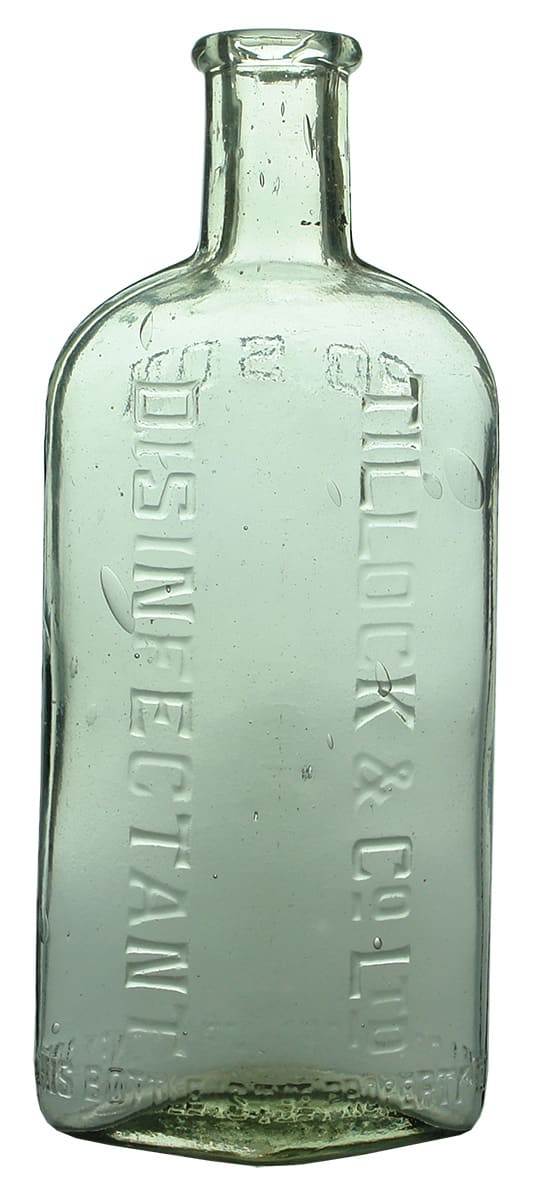 Tillock Disinfectant Vintage Bottle