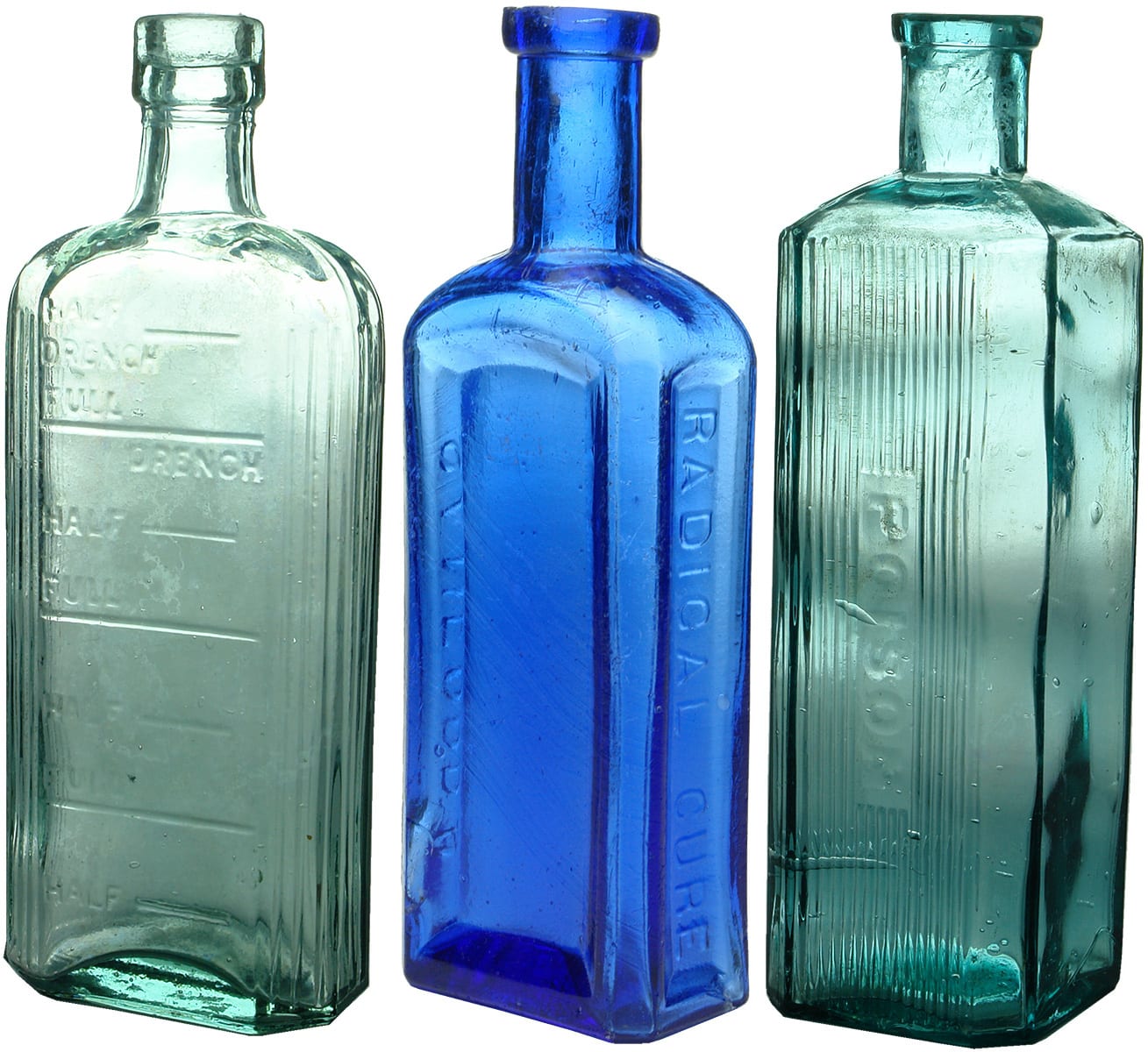 Old Poison Cure Bottles