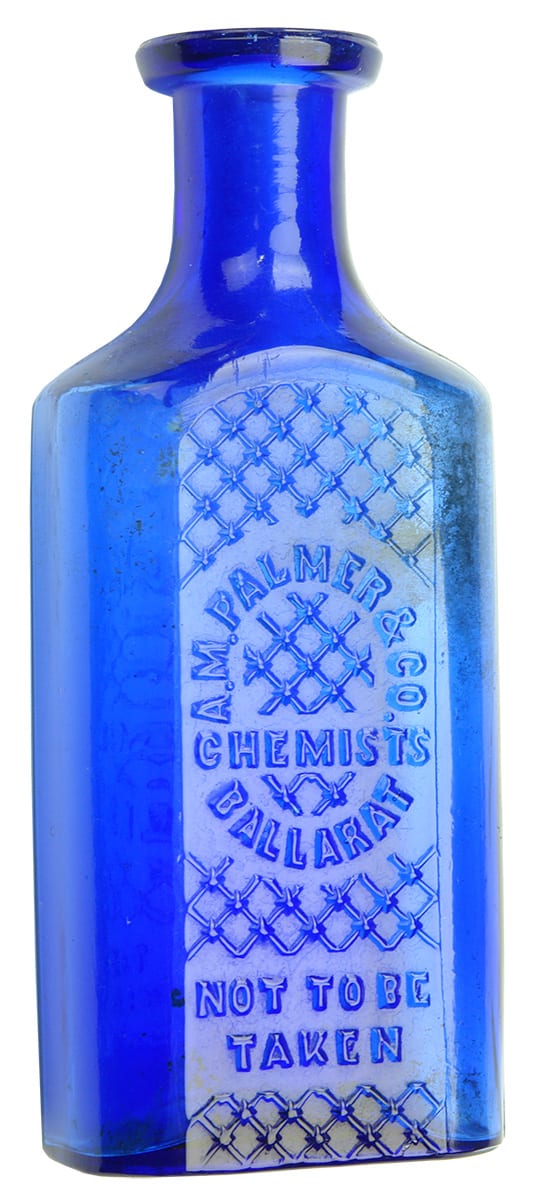 Palmer Ballarat Cobalt Blue Poison Bottle